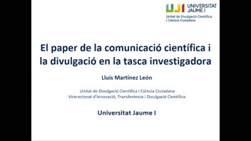 comunicació científica
