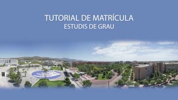 Tutorial matrícula 